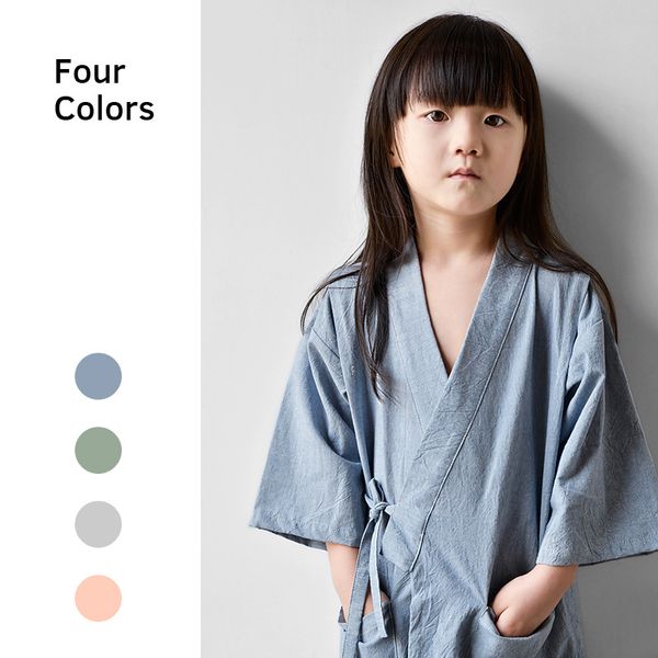 children's japanese spring autumn home kimono pajamas cotton baby boys girls sauna spa air conditioning clothing suit, Blue;red
children's japanese spring autumn home kimono pajamas cotton baby boys girls sauna spa air conditioning clothing suit, Blue;red