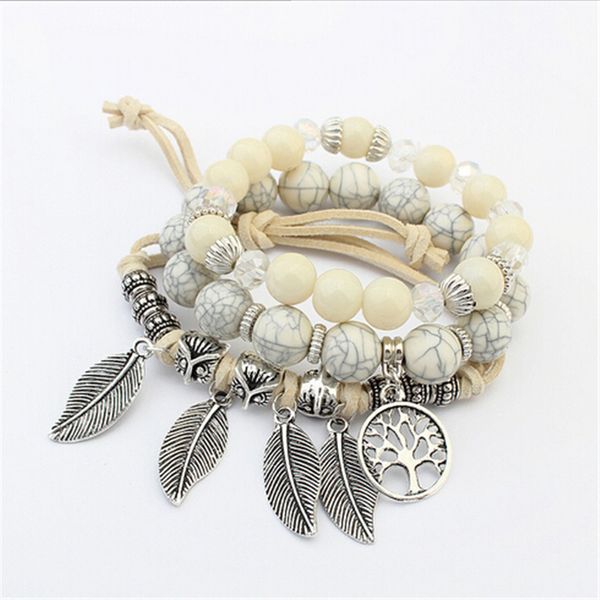 woman boho multilayer beads charm bracelets for women vintage stone beads leaves bracelets & bangles pulseras ethnic jewelry, Black
woman boho multilayer beads charm bracelets for women vintage stone beads leaves bracelets & bangles pulseras ethnic jewelry, Black