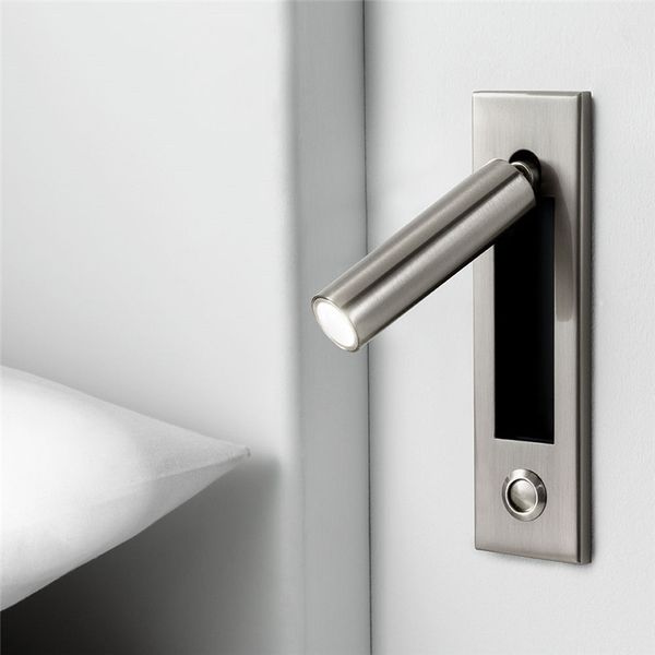 European headboard light 2w cree led 120lm reading light for bed hotel reading lamp metal pu h witch on plate
European headboard light 2w cree led 120lm reading light for bed hotel reading lamp metal pu h witch on plate