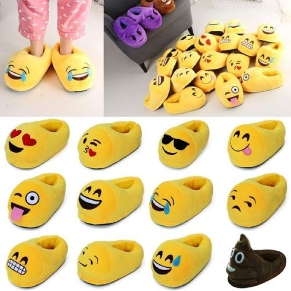 winter women emoji full cover slippers plush warm indoor big size house shoes soft cartoon animation emoji slippers, Black
winter women emoji full cover slippers plush warm indoor big size house shoes soft cartoon animation emoji slippers, Black