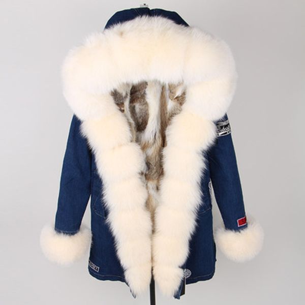 luxury white raccoon fur maomaokong brand threshold women furs jackets white grey fox and rabbit fur lining demin navy blue long parkas, Black
luxury white raccoon fur maomaokong brand threshold women furs jackets white grey fox and rabbit fur lining demin navy blue long parkas, Black