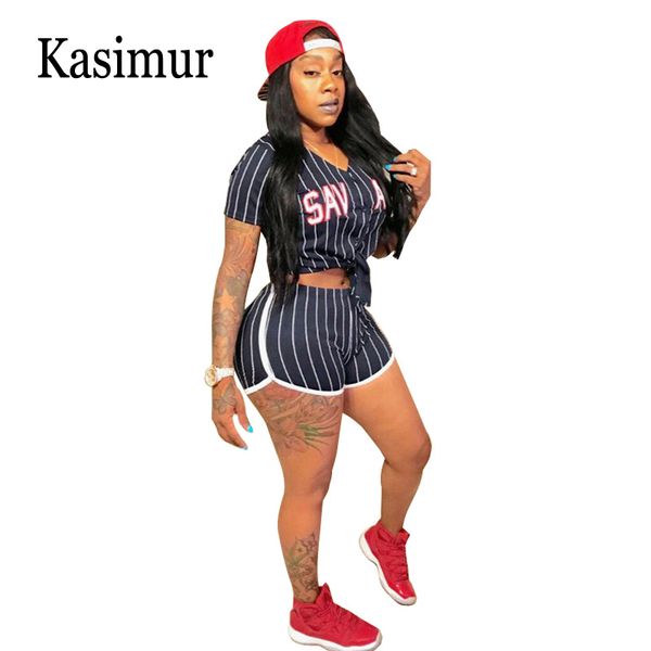 kasimur two piece set summer 2018 women two piece outfits short sets for women sets clothes stripe baseball matching, White
kasimur two piece set summer 2018 women two piece outfits short sets for women sets clothes stripe baseball matching, White