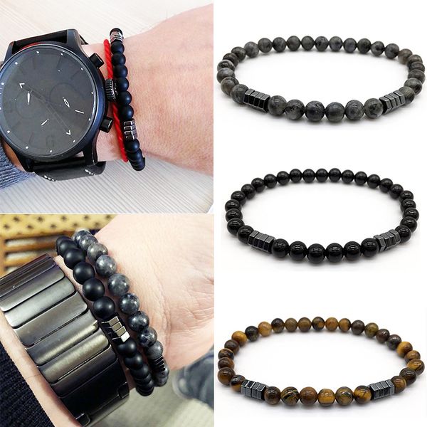 allergy adjustable elasticity stone bead charm bracelet 2018 new arrival men jewelry 1pc column hematite 6mm matte bead, Black
allergy adjustable elasticity stone bead charm bracelet 2018 new arrival men jewelry 1pc column hematite 6mm matte bead, Black
