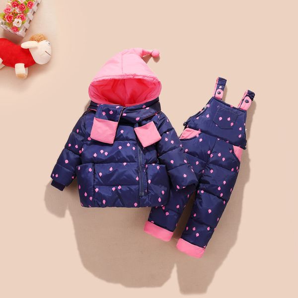 children winter down coat sets kids snowsuit outerwear overalls hooded baby girls boys down coat warmer skiing jackets+bib pants, Blue;gray
children winter down coat sets kids snowsuit outerwear overalls hooded baby girls boys down coat warmer skiing jackets+bib pants, Blue;gray