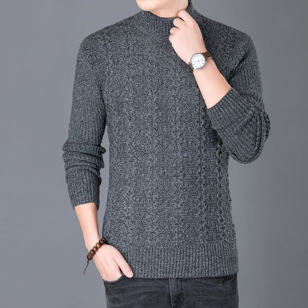 2018 new autumn mens sweater turtleneck slim fit winter pullover men solid color keep warm knitted sweater for man, White;black
2018 new autumn mens sweater turtleneck slim fit winter pullover men solid color keep warm knitted sweater for man, White;black