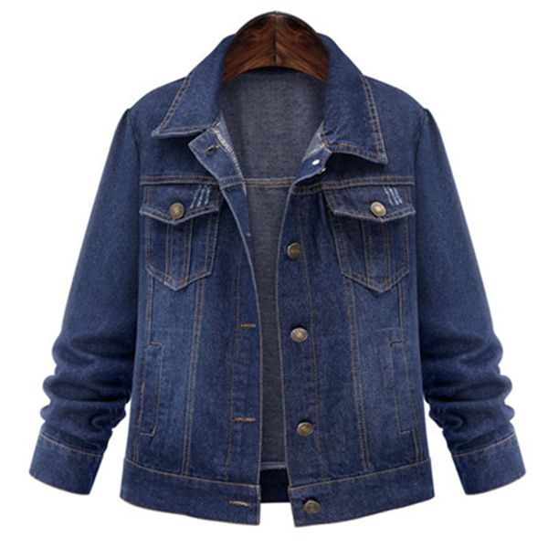 Size 5XL Autumn Winter Women Denim Jacket Long Sleeve Short Denim Coat for Women Jeans Jacket Plus Size Outerwear
Size 5XL Autumn Winter Women Denim Jacket Long Sleeve Short Denim Coat for Women Jeans Jacket Plus Size Outerwear