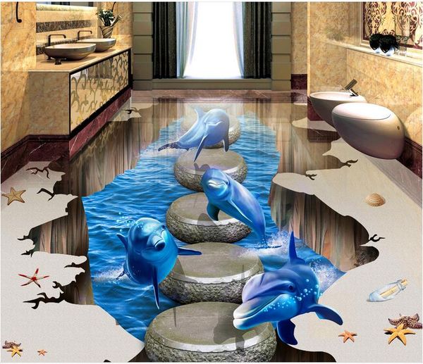 pvc waterproof self-adhesive wallpaper dolphin beach stone pier cracked 3d three-dimensional bathroom floor to floor painting
pvc waterproof self-adhesive wallpaper dolphin beach stone pier cracked 3d three-dimensional bathroom floor to floor painting