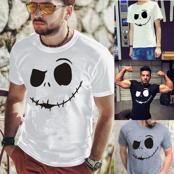 men clothing funny face printed casual tshirts summer male crew neck tees short sleeve ing, White;black
men clothing funny face printed casual tshirts summer male crew neck tees short sleeve ing, White;black