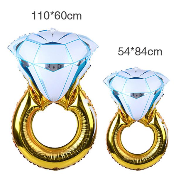 30inch&43inch ring balloons large diamond ring shape mylar balloons party metallized balloons wedding foil helium 50pcs/lot
30inch&43inch ring balloons large diamond ring shape mylar balloons party metallized balloons wedding foil helium 50pcs/lot
