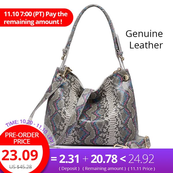 realer brand genuine leather handbags women serpentine prints large shoulder bag classic handle bag female crossbody bags d18102303
realer brand genuine leather handbags women serpentine prints large shoulder bag classic handle bag female crossbody bags d18102303
