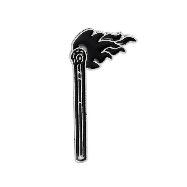 black matches brooches pins hard enamel pin badges brooch backpack bag acc match jewelry retro hipster punk, Gray
black matches brooches pins hard enamel pin badges brooch backpack bag acc match jewelry retro hipster punk, Gray
