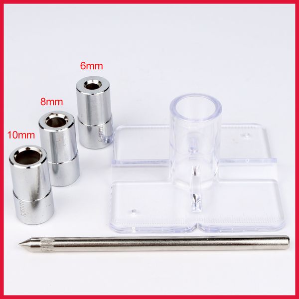 1set 6/8/10mm drill locator set oblique hole guide with positioner locator woodworking tool drill guide hand too set