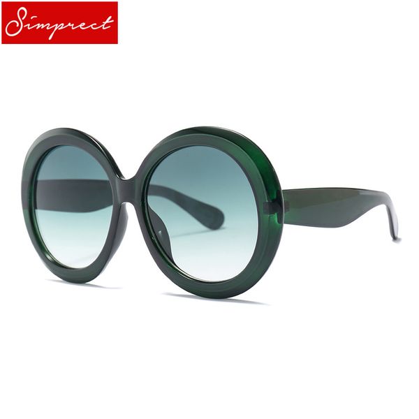 simprect 2018 oversized round sunglasses women fashion gradient black big sun glasses brand designer feminino, White;black
simprect 2018 oversized round sunglasses women fashion gradient black big sun glasses brand designer feminino, White;black