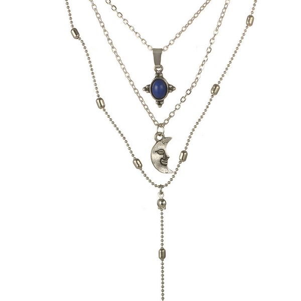women charm statement necklace fashion choker feather pendants necklaces boho multilayer coin tassels collares chain necklaces, Silver
women charm statement necklace fashion choker feather pendants necklaces boho multilayer coin tassels collares chain necklaces, Silver