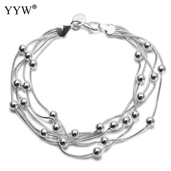 simple style silver color plated bracelet multi strand snack chain with for women wholesale fashion jewelry gift, Black
simple style silver color plated bracelet multi strand snack chain with for women wholesale fashion jewelry gift, Black