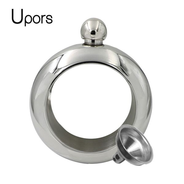 upors 3.5oz hip flask bracelet 304 stainless steel bangle hip flask set for alcohol whiskey wine bottle with funnel silver color
upors 3.5oz hip flask bracelet 304 stainless steel bangle hip flask set for alcohol whiskey wine bottle with funnel silver color