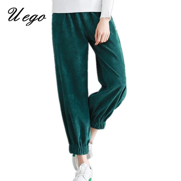 2017 fashion corduroy autumn harem pants elastic waist loose women casual pants spring ladies vintage radish trousers, Black;white
2017 fashion corduroy autumn harem pants elastic waist loose women casual pants spring ladies vintage radish trousers, Black;white
