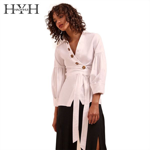 hyh haoyihui autumn for women 2018 white kimono asymmetric bottom bishop sleeve shirt simple chiffon blouse
hyh haoyihui autumn for women 2018 white kimono asymmetric bottom bishop sleeve shirt simple chiffon blouse