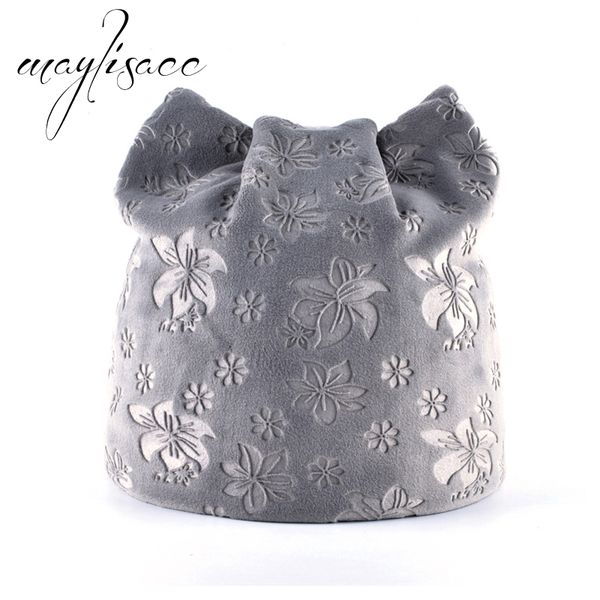 maylisacc 6 colors women autumn winter hat beanies hat ladies warm velvet skullies cap for women christmas gift, Blue;gray
maylisacc 6 colors women autumn winter hat beanies hat ladies warm velvet skullies cap for women christmas gift, Blue;gray