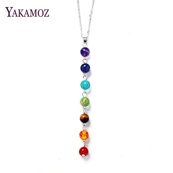 whole salenew chakra 7 natural stones necklaces charm women beads necklace fashion yoga pendants for girls jewelry choker gifts boho, Silver
whole salenew chakra 7 natural stones necklaces charm women beads necklace fashion yoga pendants for girls jewelry choker gifts boho, Silver