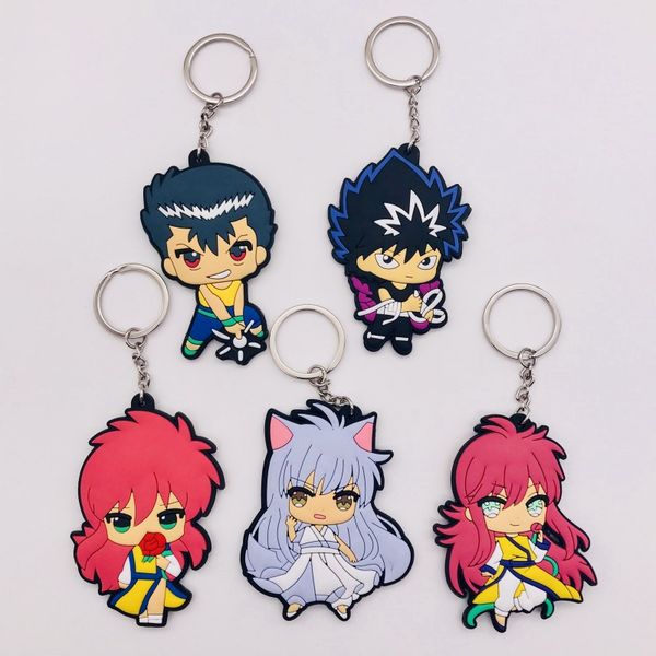2018 new arrival cartoon figure keychain japanes anime yuyu hakusho 3d soft pvc key chain key ring kids holder trinket gift, Silver
2018 new arrival cartoon figure keychain japanes anime yuyu hakusho 3d soft pvc key chain key ring kids holder trinket gift, Silver