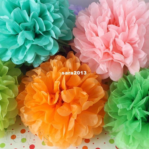 wholesale - 10pieces 8" (20cm )tissue paper pompoms wedding party decorative flowers
wholesale - 10pieces 8" (20cm )tissue paper pompoms wedding party decorative flowers