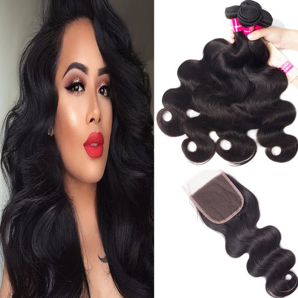 brazilian human 3 bundles virgin hair weaves body wave straight loose wave kinky curly deep wave with 4x4 lace closure wefts hair extensions, Black
brazilian human 3 bundles virgin hair weaves body wave straight loose wave kinky curly deep wave with 4x4 lace closure wefts hair extensions, Black