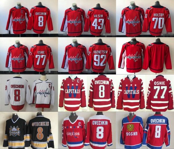 2018 Washington Capitals 8 Alex Ovechkin 77 TJ Oshie 92 Evgeny Kuznetsov 19 Nicklas Backstrom Braden Holtby Tom Wilson Hockey Jerseys
2018 Washington Capitals 8 Alex Ovechkin 77 TJ Oshie 92 Evgeny Kuznetsov 19 Nicklas Backstrom Braden Holtby Tom Wilson Hockey Jerseys
