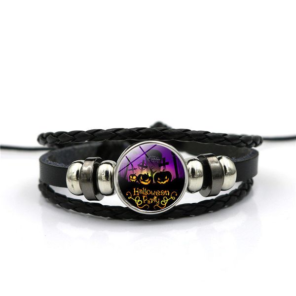 witch riding broom new fashion accessories glass dome button black woven leather pendant jewelry bracelet halloween gift, Golden;silver
witch riding broom new fashion accessories glass dome button black woven leather pendant jewelry bracelet halloween gift, Golden;silver