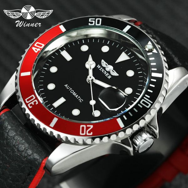 winner fashion sport men automatic watches genuine leather strap mechanical wristwatch business calendar clock, Slivery;brown
winner fashion sport men automatic watches genuine leather strap mechanical wristwatch business calendar clock, Slivery;brown