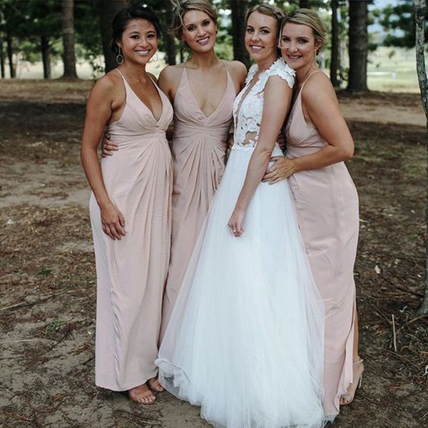 pink pleats sheath bridesmaid dresses v-neck criss cross straps sleeveless long prom evening party dresses, White;pink
pink pleats sheath bridesmaid dresses v-neck criss cross straps sleeveless long prom evening party dresses, White;pink