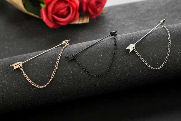 korea style broach gold silver black color bow and arrow brooch pin for mens suit shirt tie pin clips scarf hat accessories male breastpin, Gray
korea style broach gold silver black color bow and arrow brooch pin for mens suit shirt tie pin clips scarf hat accessories male breastpin, Gray