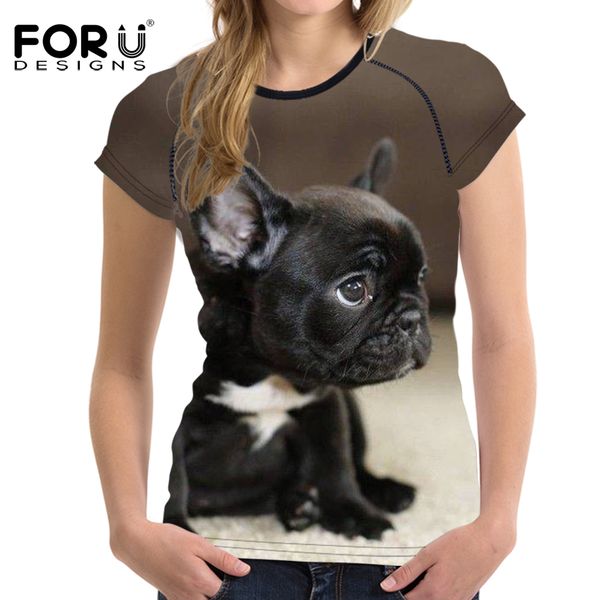 forudesigns 2018 fashion women t shirt funny 3d french prints woman short sleeved tee for ladies vetement femme pet, White
forudesigns 2018 fashion women t shirt funny 3d french prints woman short sleeved tee for ladies vetement femme pet, White