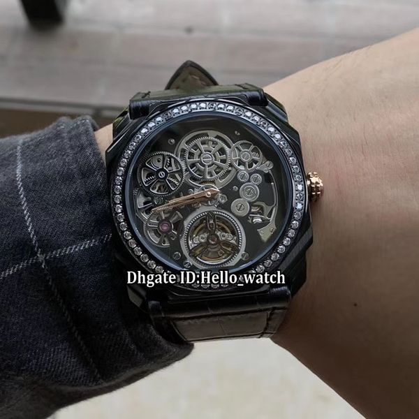 octo finissimo tourbillon 102946 102719 skeleton automatic mens watch pvd black diamond bezel leather strap sport gents wristwatches, Slivery;brown
octo finissimo tourbillon 102946 102719 skeleton automatic mens watch pvd black diamond bezel leather strap sport gents wristwatches, Slivery;brown