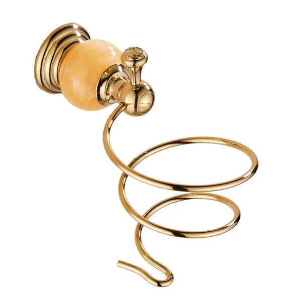 european style golden jade hair dryer holder wall mounted blower shelves luxury bathroom accessory 
european style golden jade hair dryer holder wall mounted blower shelves luxury bathroom accessory