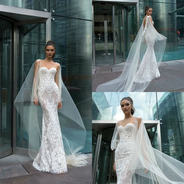 2019 mermaid wedding dresses with wrap sweetheart lace appliques sweep train beach wedding dress custom made boho bridal gowns, White
2019 mermaid wedding dresses with wrap sweetheart lace appliques sweep train beach wedding dress custom made boho bridal gowns, White