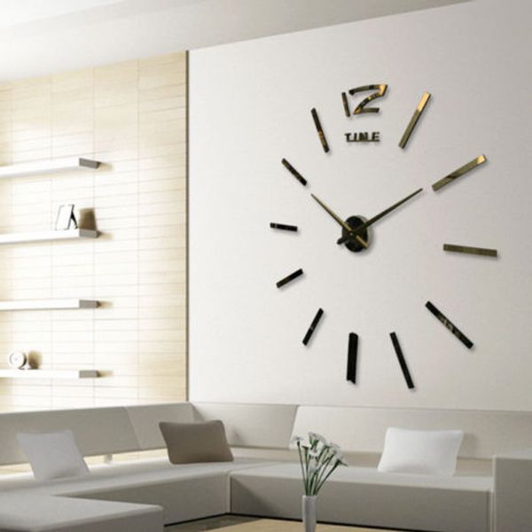 modern diy analog 3d mirror surface large number wall clock sticker home decor
modern diy analog 3d mirror surface large number wall clock sticker home decor