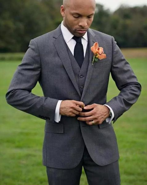 smart casual dark gray wedding men suits for wedding 2018 groomsmen tuxedos slim fit man prom business suits (jacket+pants+vest, Black;gray
smart casual dark gray wedding men suits for wedding 2018 groomsmen tuxedos slim fit man prom business suits (jacket+pants+vest, Black;gray