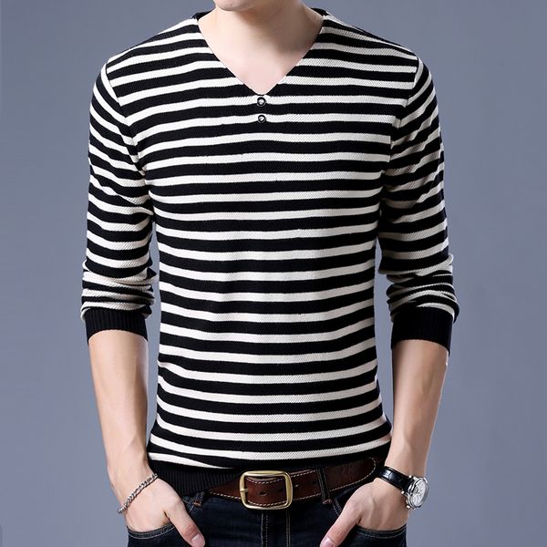 2018 new fashion v-neck sweater men casual pullover men spring autumn fit long sleeve shirt mens sweaters knitted pull homme, White;black
2018 new fashion v-neck sweater men casual pullover men spring autumn fit long sleeve shirt mens sweaters knitted pull homme, White;black