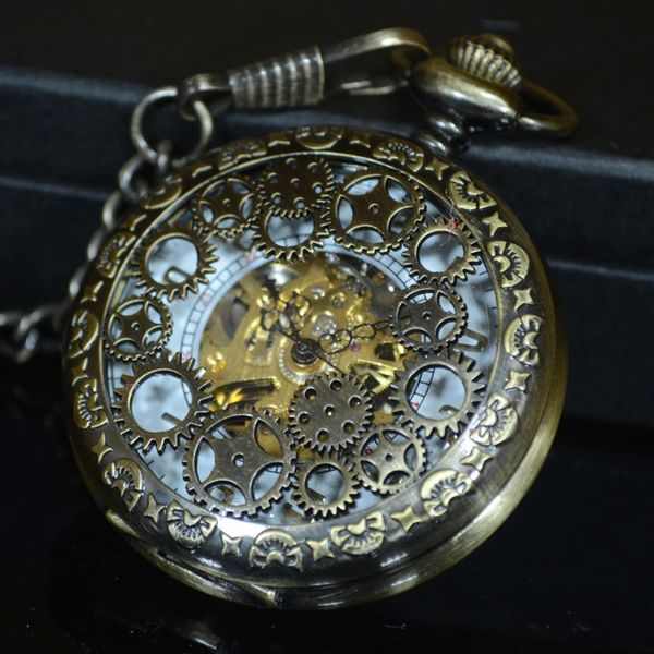 tiedan skeleton mechanical pocket watch men steampunk luxury fashion antique chain necklace bronze casual pocket fob watches, Slivery;golden
tiedan skeleton mechanical pocket watch men steampunk luxury fashion antique chain necklace bronze casual pocket fob watches, Slivery;golden