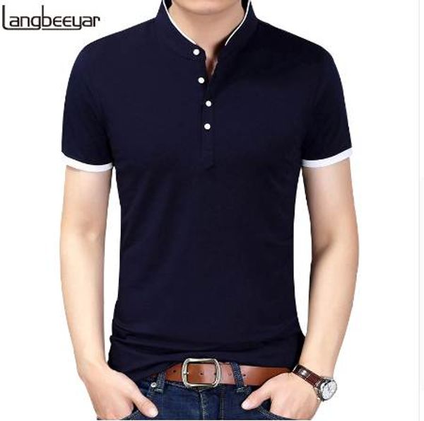 summer new fashion clothing tshirt men solid color slim fit short sleeve t shirt men mandarin collar casual t-shirts, White;black
summer new fashion clothing tshirt men solid color slim fit short sleeve t shirt men mandarin collar casual t-shirts, White;black