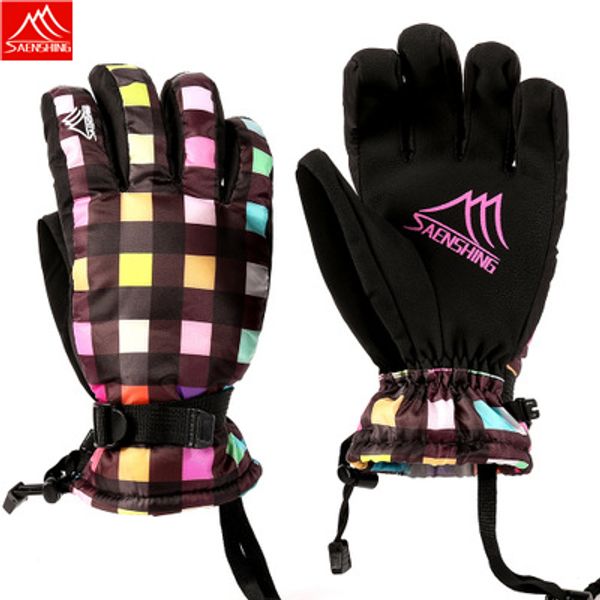 saenshing ski gloves warm gloves women winter windproof cold waterproof padded cycling color grid female ski
saenshing ski gloves warm gloves women winter windproof cold waterproof padded cycling color grid female ski