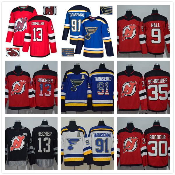 91 Vladimir Tarasenko 13 Nico Hischier Men's New Jersey Devils 9 Hall 30 Brodeur 35 Corey Schneider hockey Jerseys Stitched patches log
91 Vladimir Tarasenko 13 Nico Hischier Men's New Jersey Devils 9 Hall 30 Brodeur 35 Corey Schneider hockey Jerseys Stitched patches log