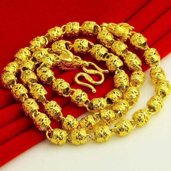 oval hollow necklace yellow gold filled dragon head mens necklace domineering thick gold chain, Silver
oval hollow necklace yellow gold filled dragon head mens necklace domineering thick gold chain, Silver