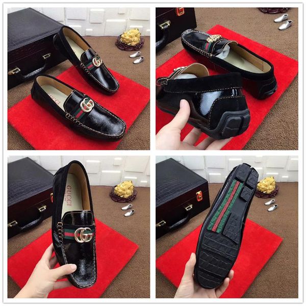 new fashion luxury designer men's genuine leather flat business dress shoes brand men slip on loafers oxfords size 38-44, Black
new fashion luxury designer men's genuine leather flat business dress shoes brand men slip on loafers oxfords size 38-44, Black