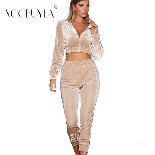 voobuyla tracksuit set women pant +sweatsuits 2 pieces sets zipper velvet suits running sets spring sport suit women 5 color xl, Black;blue
voobuyla tracksuit set women pant +sweatsuits 2 pieces sets zipper velvet suits running sets spring sport suit women 5 color xl, Black;blue