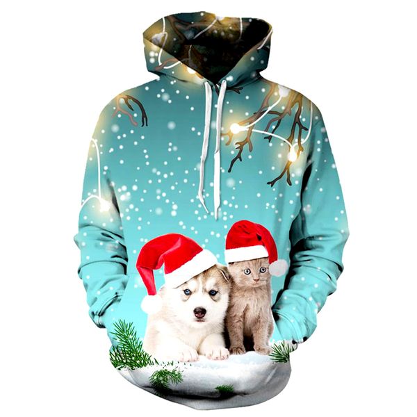 hoodies sweatshirts men sweatshirts print cute dog and cat wearing a christmas hat 3d hoodies hip hop hooded hoody 5xl, Black
hoodies sweatshirts men sweatshirts print cute dog and cat wearing a christmas hat 3d hoodies hip hop hooded hoody 5xl, Black