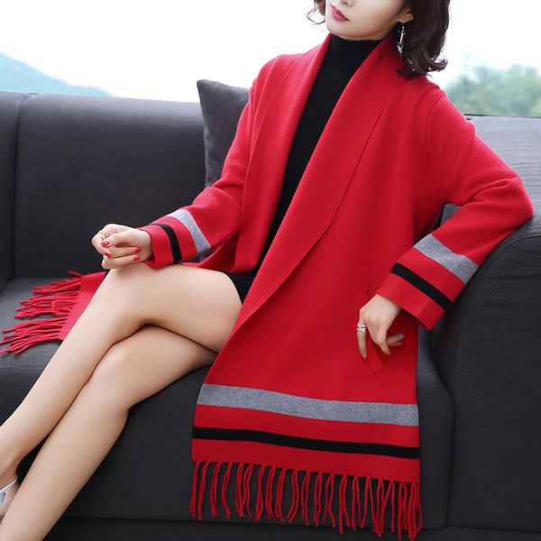janeluxury women's fashion temperament irregular coat 2018autumn winter new hit color tassel cloak coat long loose outwear, Black
janeluxury women's fashion temperament irregular coat 2018autumn winter new hit color tassel cloak coat long loose outwear, Black