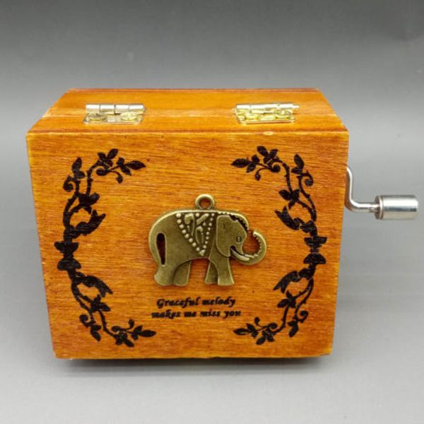 hand made exquisite elephant model mechanical rocker rotation wood beautiful music box
hand made exquisite elephant model mechanical rocker rotation wood beautiful music box