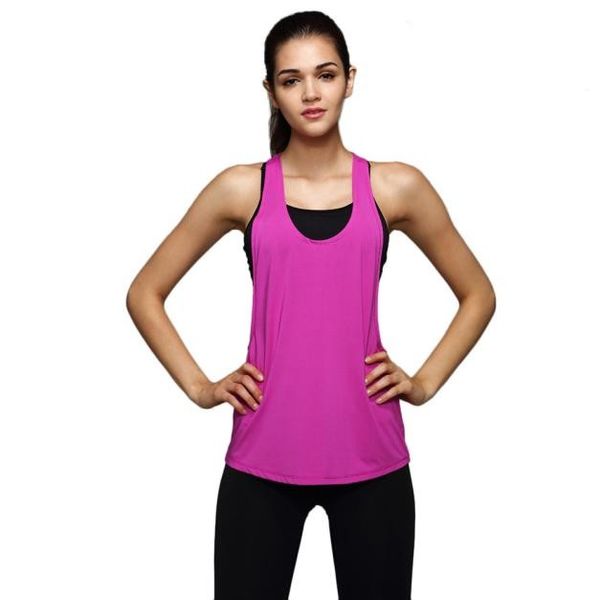 summer lady women tank dry quick shirts loose fitness sport sleeveless vest singlet for daily wear 0.99, White
summer lady women tank dry quick shirts loose fitness sport sleeveless vest singlet for daily wear 0.99, White